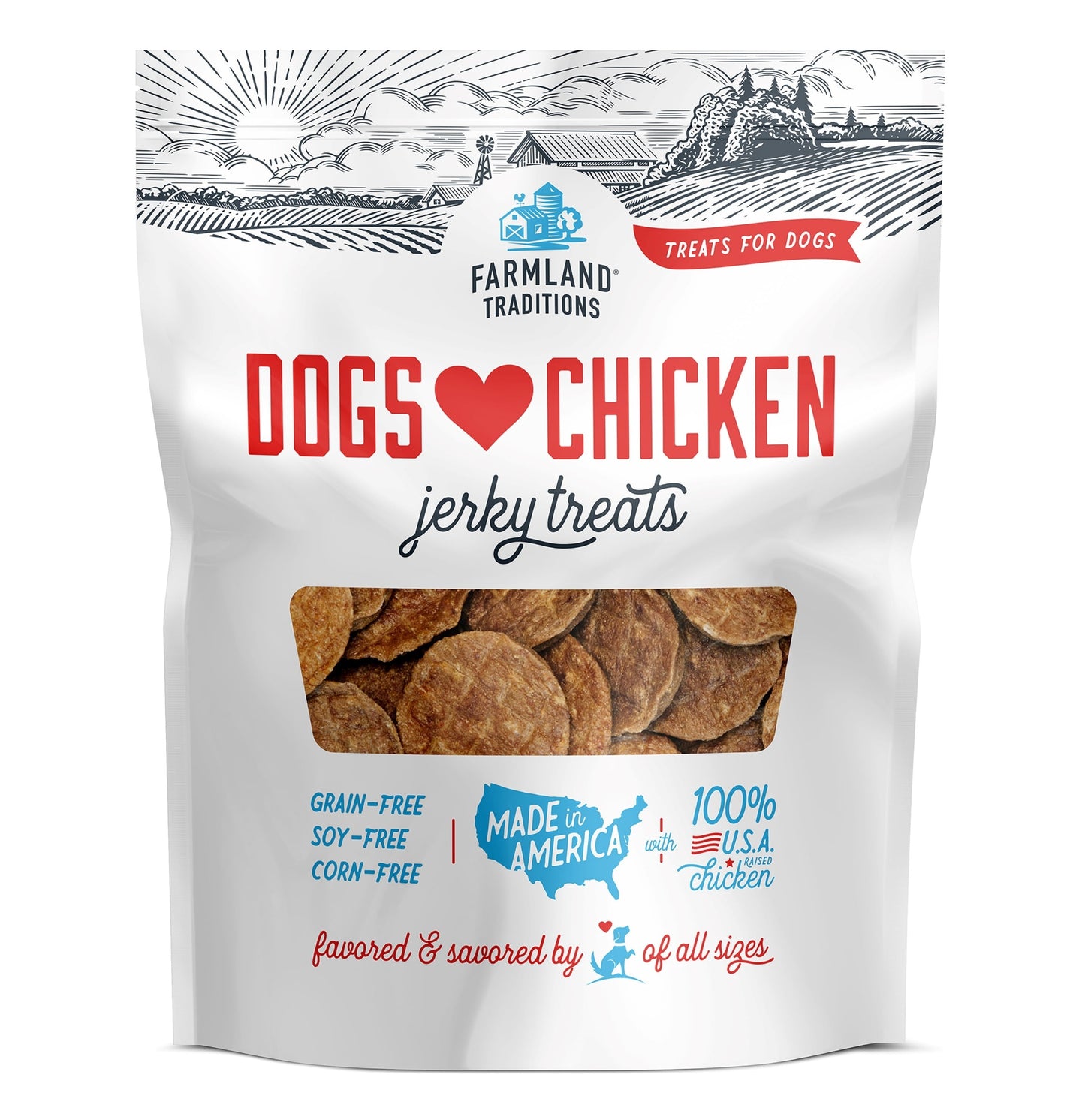 Dogs Love Chicken Jerky Treats