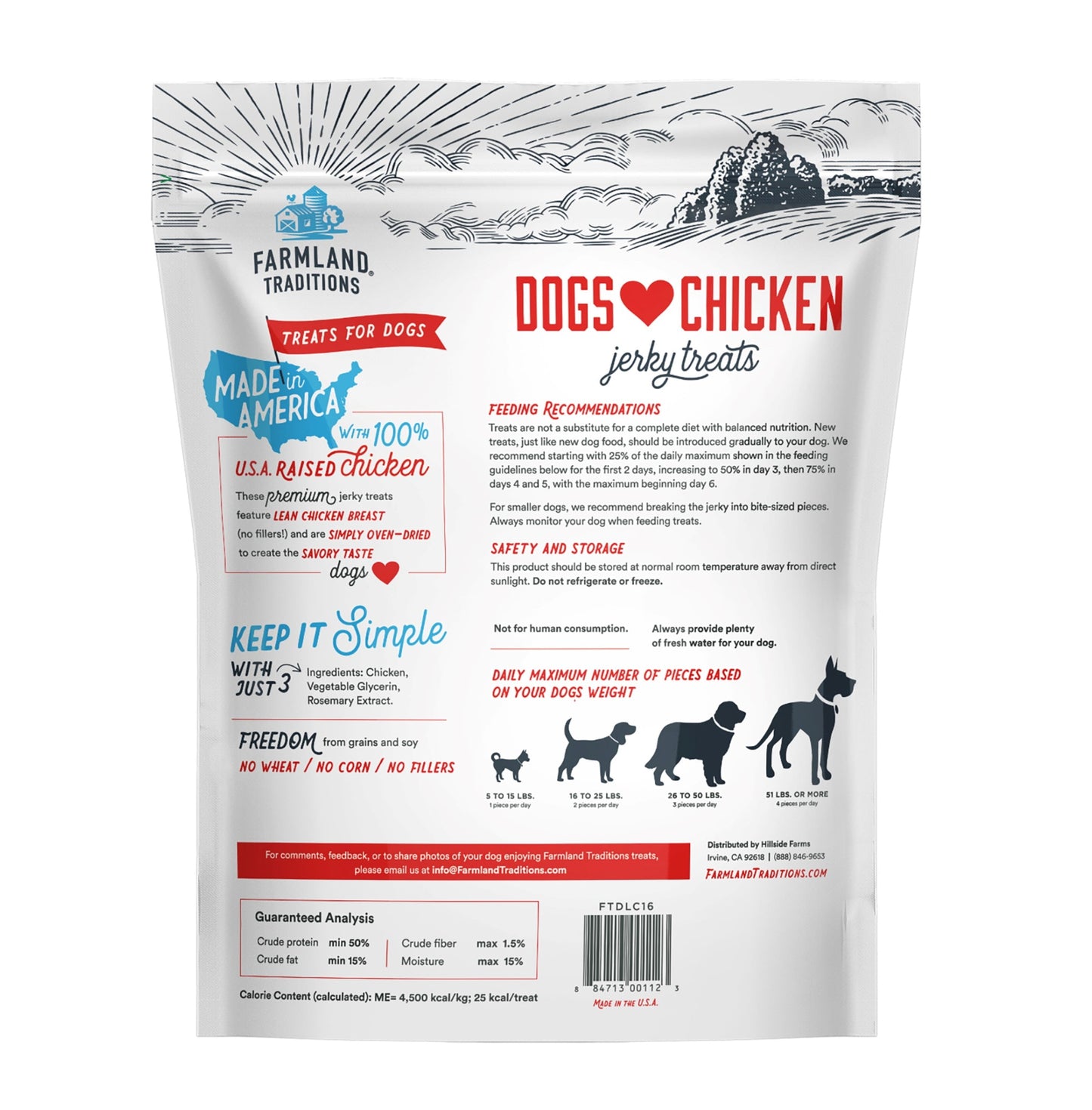Dogs Love Chicken Jerky Treats