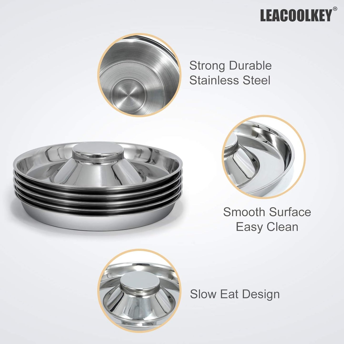 Stainless Steel Dogs Bowls-Puppy Food/Water Bowls-Dogs Feeding Bowls for Litters Puppies-Pets Whelping Weaning Dishes-Feeder Bowls for Dogs/Cats/Pets Ste of 2
